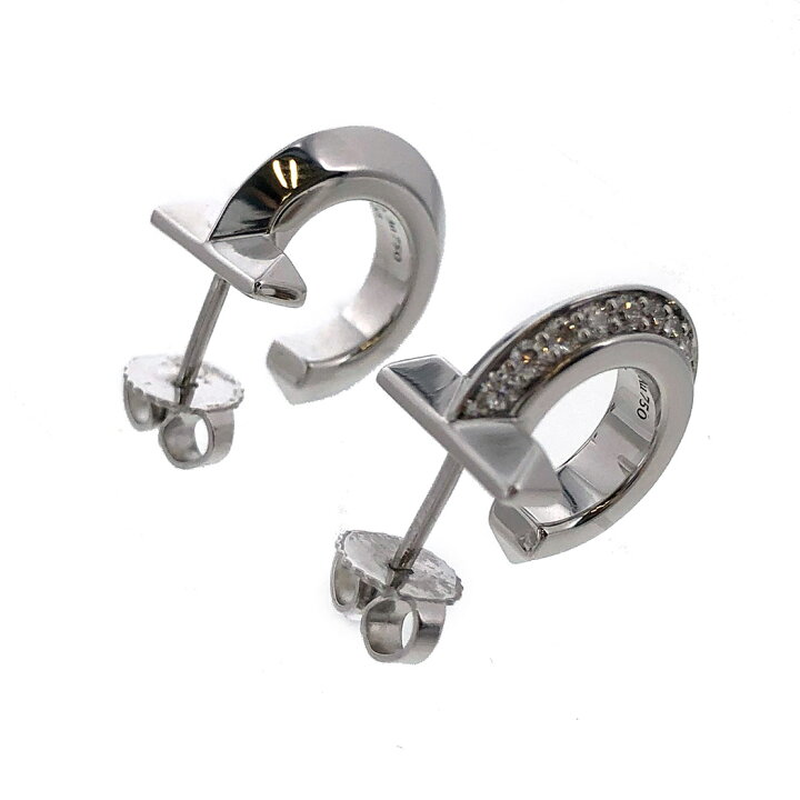 楽天市場】Tiffany&Co. Tワン フープ ピアス 69783031 K18 750 WG 