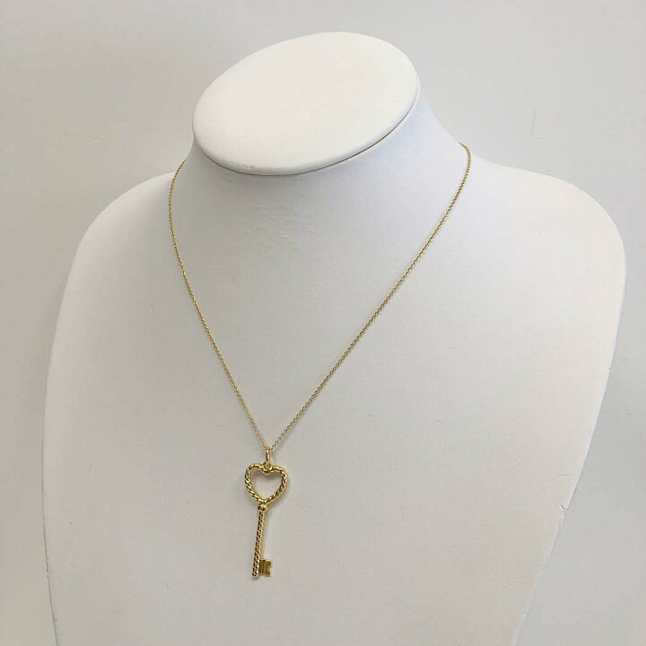 楽天市場】Tiffany&Co.□ツイストハートキーペンダント K18 750 YG 