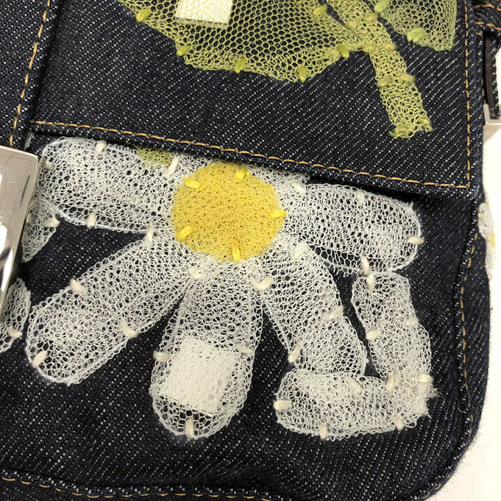 楽天市場】FENDI マンマバケット デニム 花 レース 刺繍 肩掛け ワン  