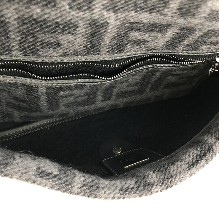 楽天市場】FENDI ズッカ マンマバケット カシミア カシミヤ グレー 