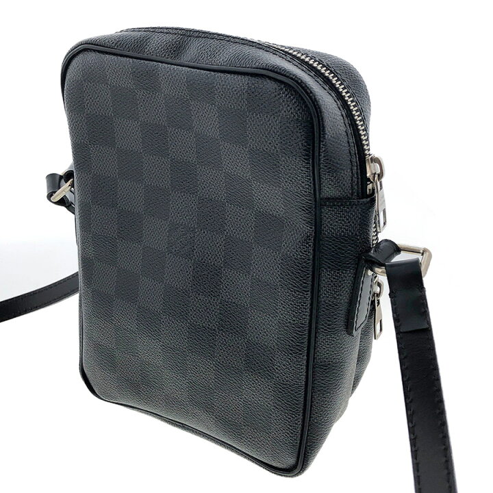 楽天市場】LOUIS VUITTON レム N41446 ダミエ グラフィット ブラック 