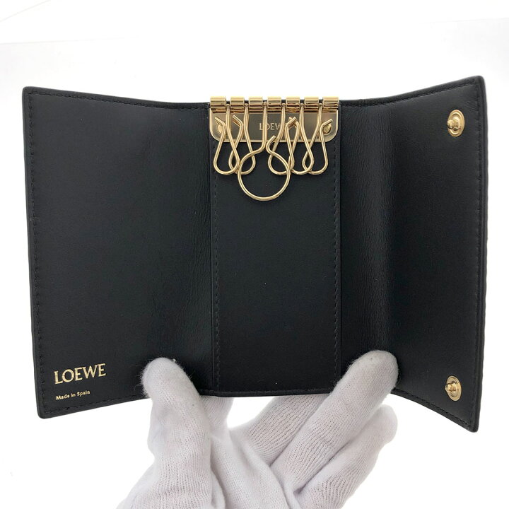 楽天市場】LOEWE 6連キーケース リピートアナグラム エンボス シルク  