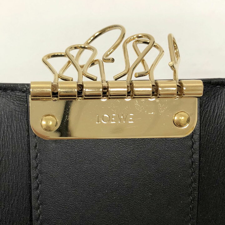 楽天市場】LOEWE 6連キーケース リピートアナグラム エンボス シルク  