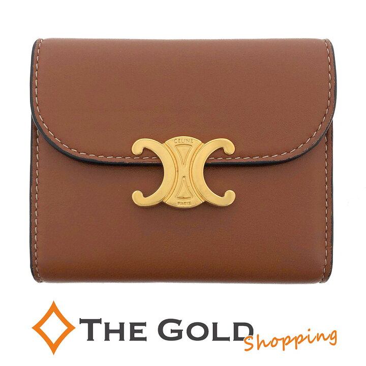 楽天市場】CELINE スモールウォレット トリオンフ 10D783BZG.04LU 