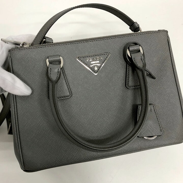 楽天市場】PRADA ガレリア スモール サフィアーノ 2WAY ハンド ワン 