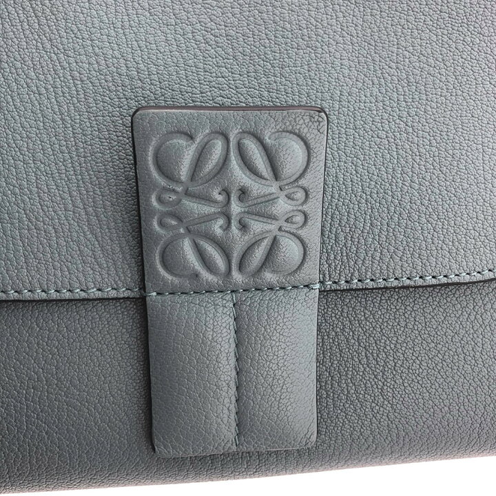 楽天市場】LOEWE□アベニューショルダーバッグ ストーンブルー レザー 