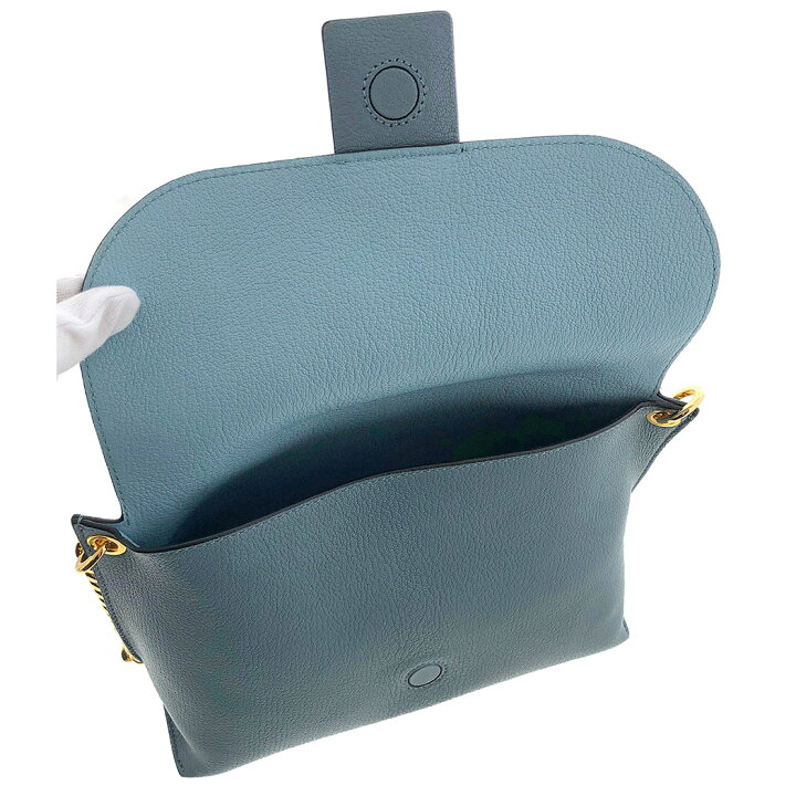 楽天市場】LOEWE□アベニューショルダーバッグ ストーンブルー レザー  
