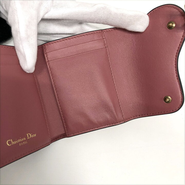 楽天市場】Christian Dior□SADDLE ロータスウォレット S5652CBAA_M64P 