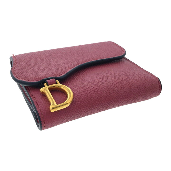 楽天市場】Christian Dior□SADDLE ロータスウォレット S5652CBAA_M64P 