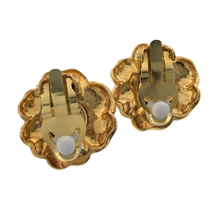 楽天市場】CHANEL□カメリアイヤリング マットゴールド フラワー 花 