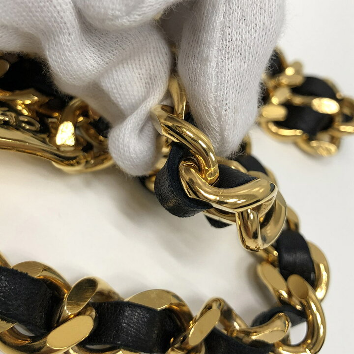 楽天市場】CHANEL☆ レザー チェーンベルト コイン ココマーク レザー  