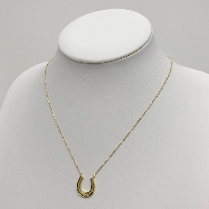 楽天市場】Tiffany&Co.□ ホースシューネックレス 750 YG イエロー 