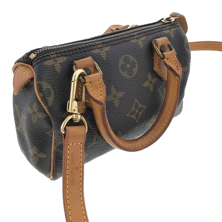 楽天市場】LOUIS VUITTON□ミニスピーディ ショルダーストラップ付き 