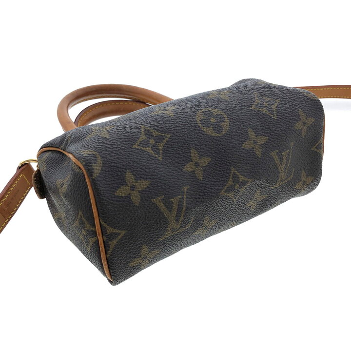 楽天市場】LOUIS VUITTON□ミニスピーディ ショルダーストラップ付き 