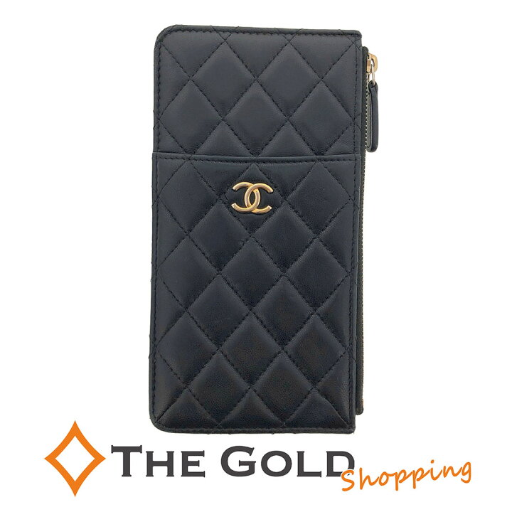 楽天市場】CHANEL☆ マトラッセ カードホルダー ラムスキン レザー 