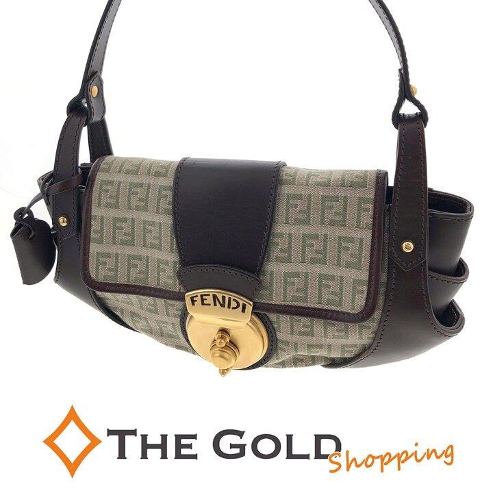 楽天市場】FENDI□ワンショルダーバッグ 8BR429 ズッキーノ カーキ 