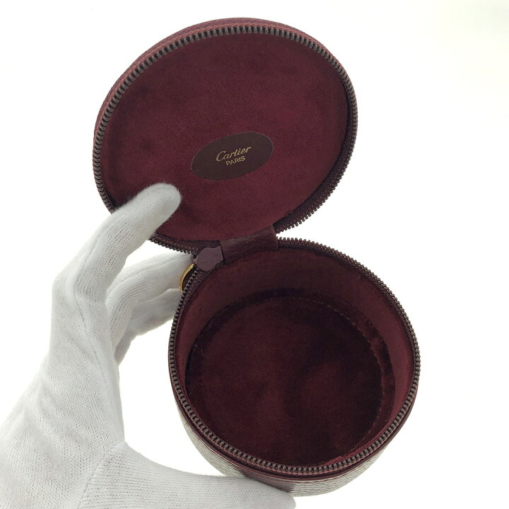 楽天市場】Cartier ジュエリーポーチ ジュエリーケース 小物入れ 