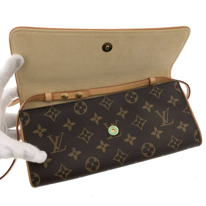 楽天市場】LOUIS VUITTON□ポシェットツインGM M51852 モノグラム ミニ 