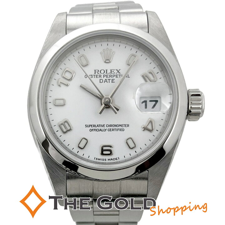 楽天市場】ROLEX□オイスターパーペチュアル デイト 79160 白文字盤  