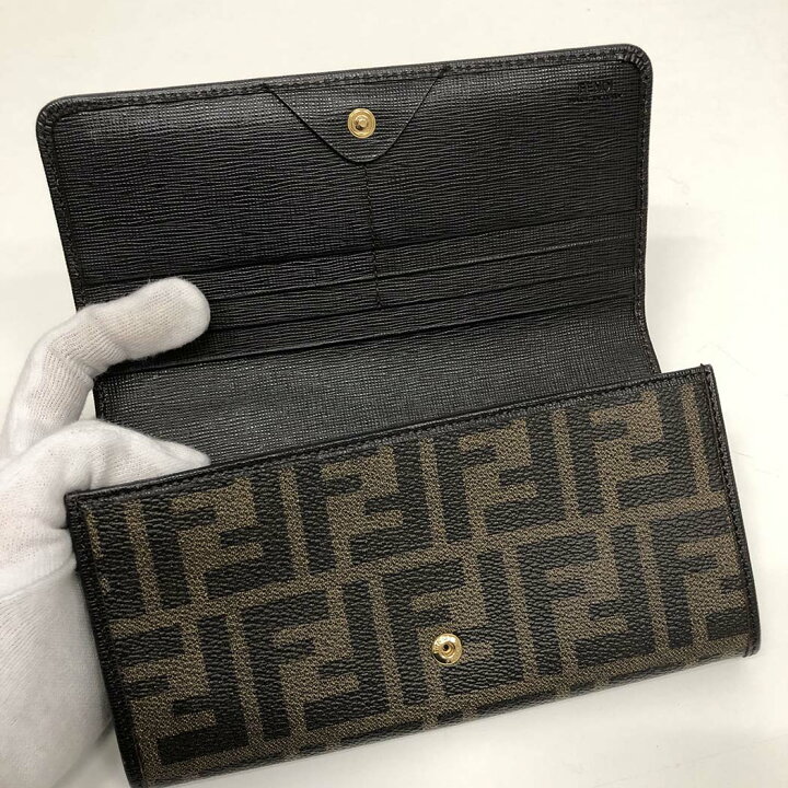 楽天市場】FENDI□コンチネンタルウォレット 8M0298 ロング フラップ  