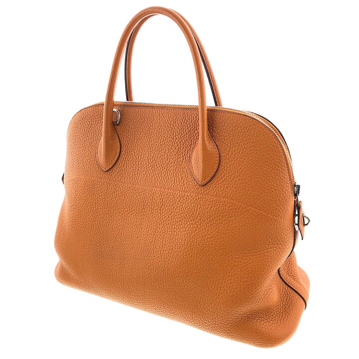 楽天市場】HERMES☆ ボリード35 オレンジ トリヨンクレマンス レザー 