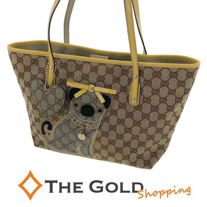 楽天市場】GUCCI トートバッグ 212374 グッチョリ オリバー パグ 子犬  