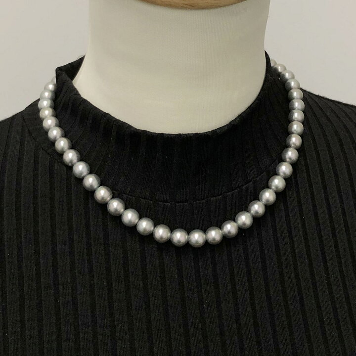 楽天市場】TASAKI□ グレーパール ブラックパール ネックレス 約8.5mm 