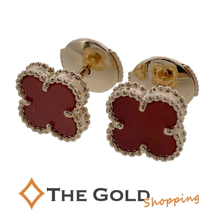 楽天市場】Van Cleef&Arpels スウィートアルハンブラ ピアス 750 PG  