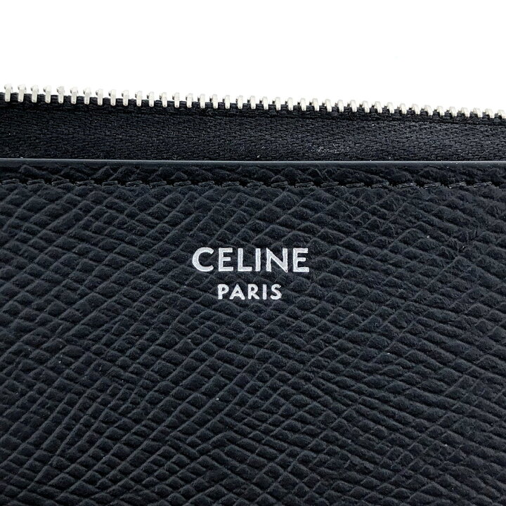 楽天市場】CELINE□ ラージ ジップドウォレット 10B553BEL.38SI グレ 