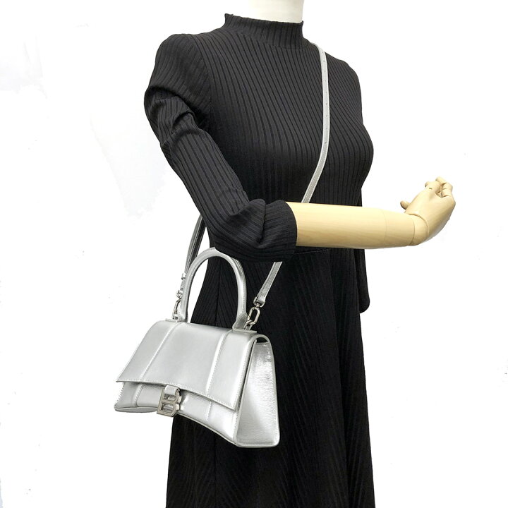 楽天市場】BALENCIAGA□Hourglass スモールバッグ 593546 アワーグラス  