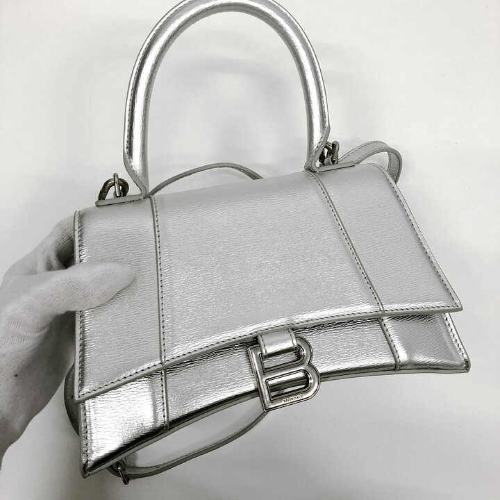 楽天市場】BALENCIAGA□Hourglass スモールバッグ 593546 アワーグラス 