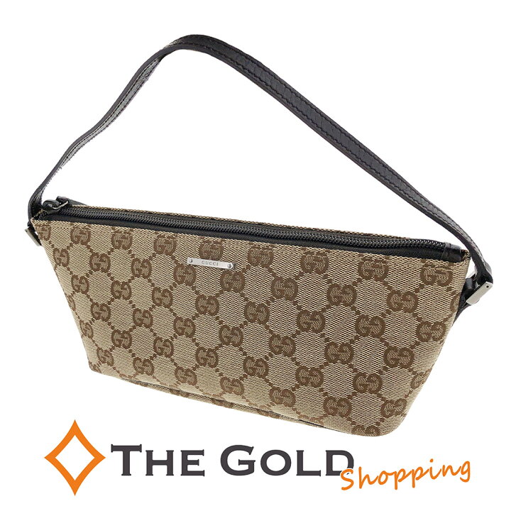 楽天市場】GUCCI□アクセサリーポーチ 7198 GGキャンバス ハンドバッグ 