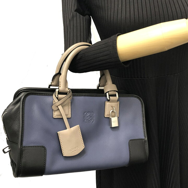 楽天市場】LOEWE□ アマソナ28 ベージュ ブラック ブルーグレー 