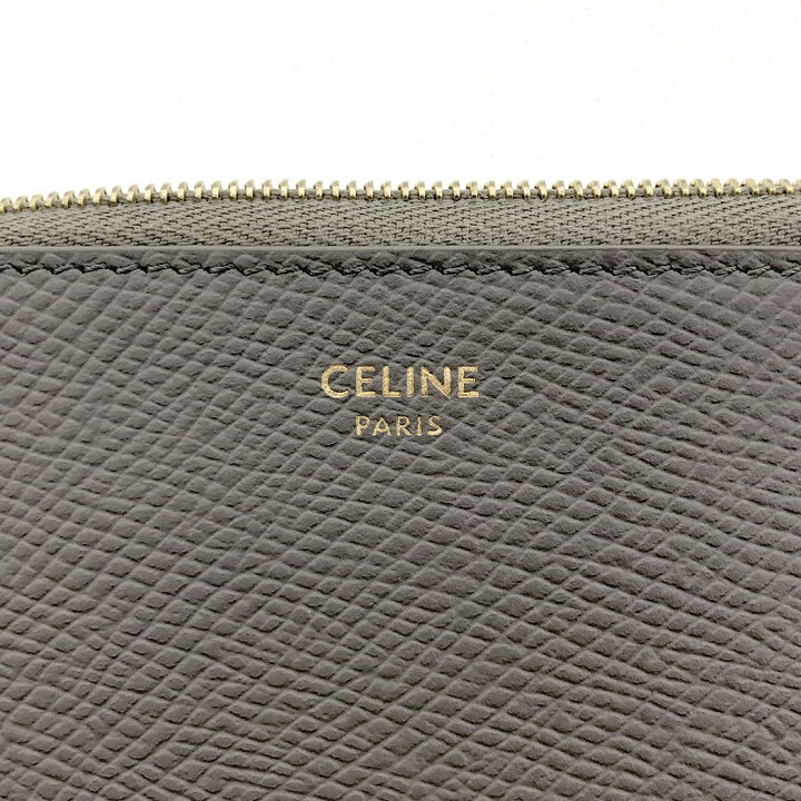 楽天市場】CELINE□キーリング付き コイン＆カードケース グレージュ 
