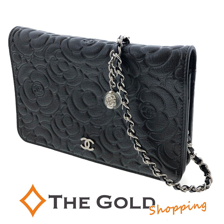 楽天市場】CHANEL□ チェーンウォレット カメリア チェーンウォレット 