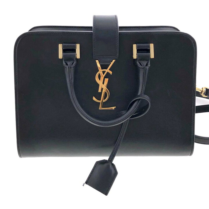 楽天市場】SAINT LAURENT□ ベイビーカバス 568853 ブラック ゴールド 