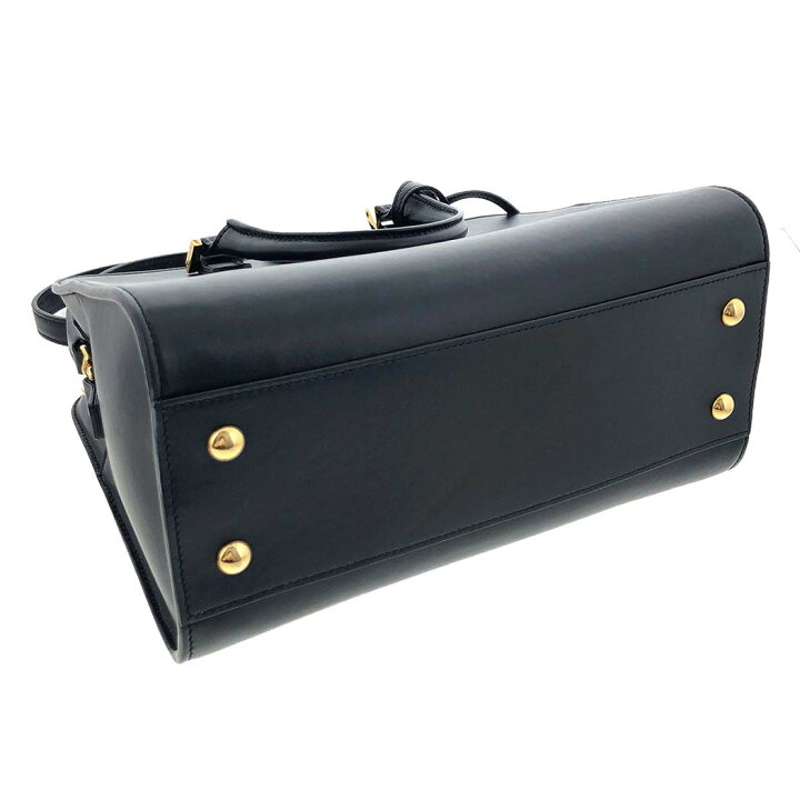 楽天市場】SAINT LAURENT□ ベイビーカバス 568853 ブラック ゴールド 