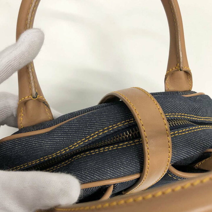楽天市場】Christian Dior サドルダブル ミニボストンバッグ デニム 