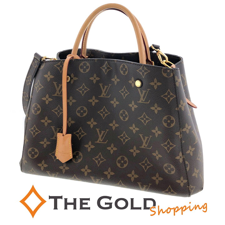 楽天市場】LOUIS VUITTON□ モンテーニュMM M41056 2WAY モノグラム  