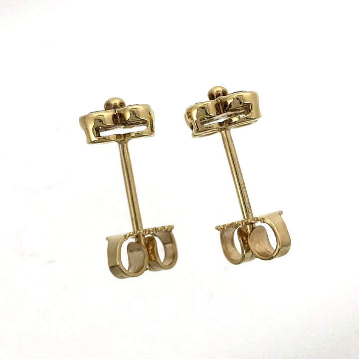 楽天市場】Tiffany&Co. ベゼルセットダイヤピアス 750 YG 4PD  