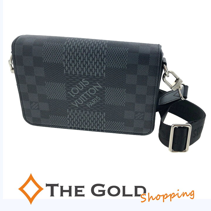 楽天市場】LOUIS VUITTON□ ステュディオメッセンジャー N50013 ダミエ  