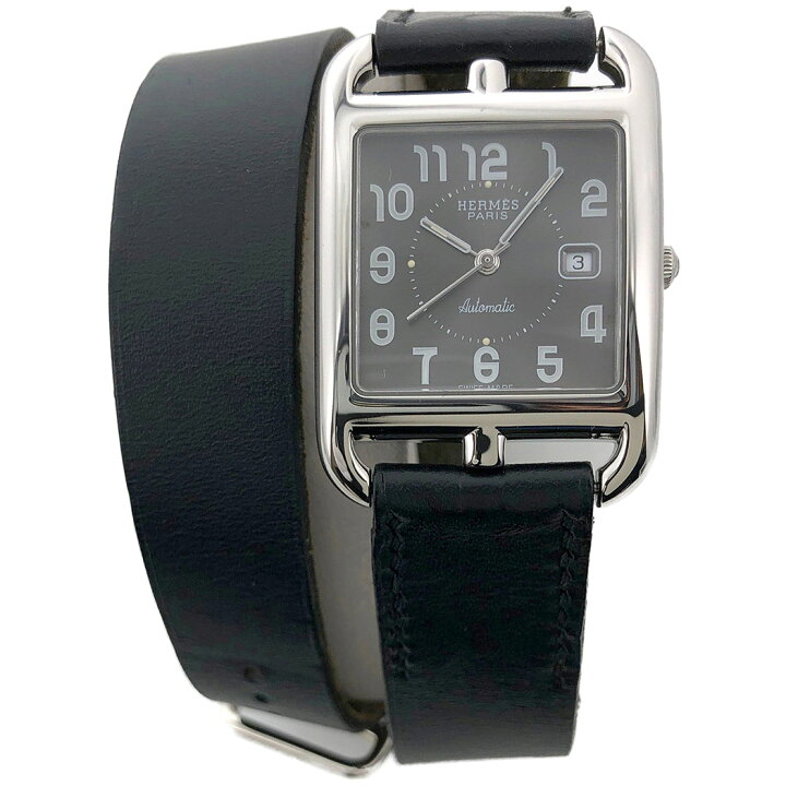 楽天市場】HERMES□ ケープコッド CC1.710 OH済 自動巻き グレー文字盤 