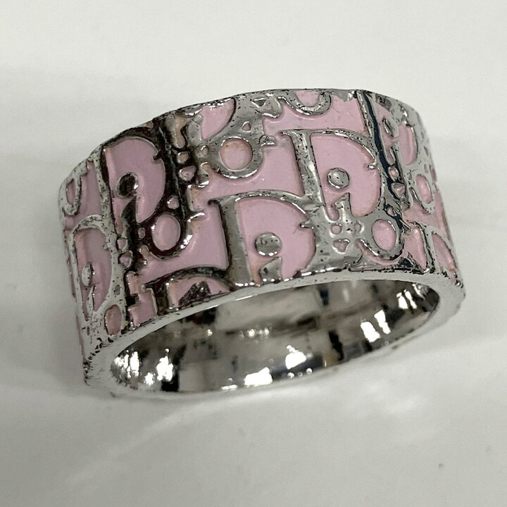 楽天市場】Christian Dior□ トロッター リング 14号 ピンク 