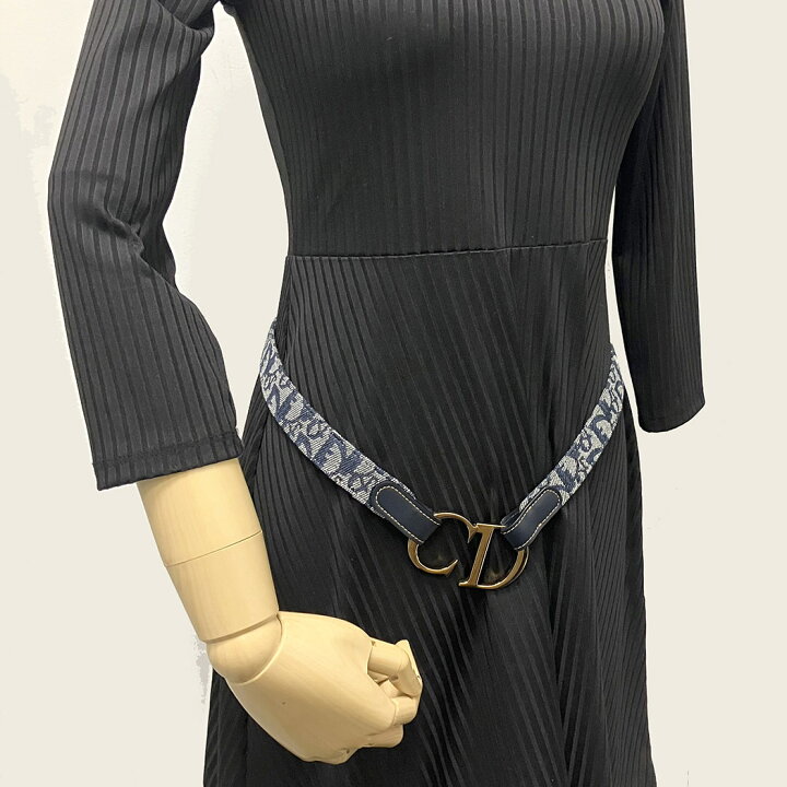 楽天市場】Christian Dior トロッター CDロゴバックル ベルト 75cm 