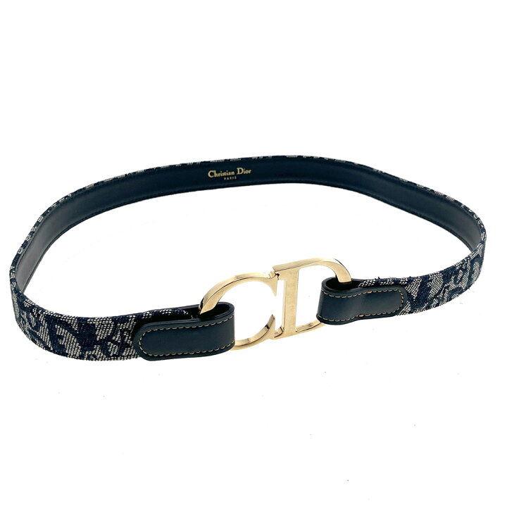楽天市場】Christian Dior トロッター CDロゴバックル ベルト 75cm  