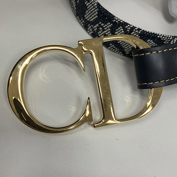 楽天市場】Christian Dior トロッター CDロゴバックル ベルト 75cm 