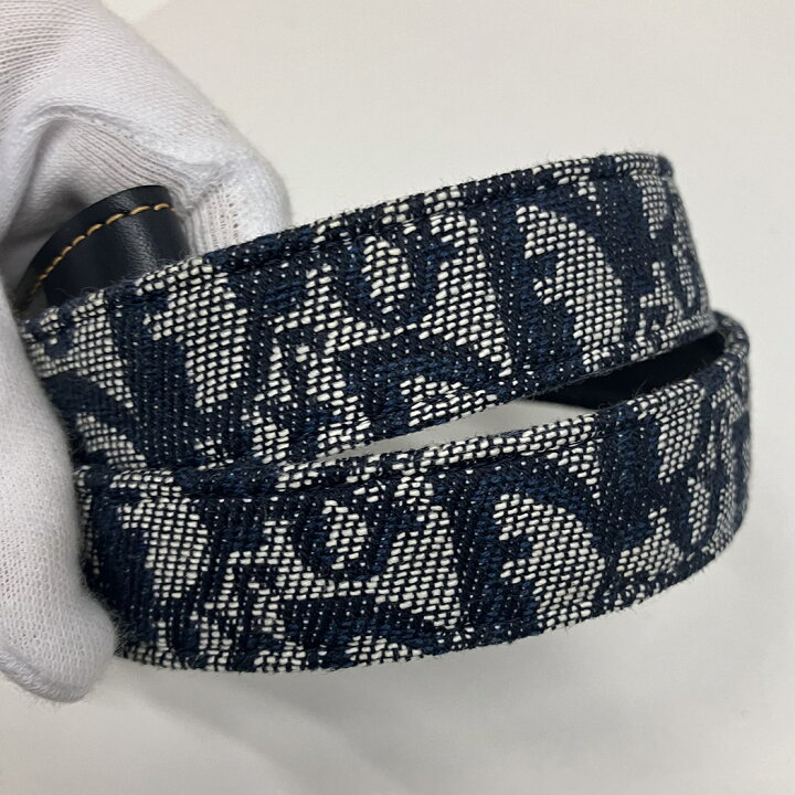 楽天市場】Christian Dior トロッター CDロゴバックル ベルト 75cm 