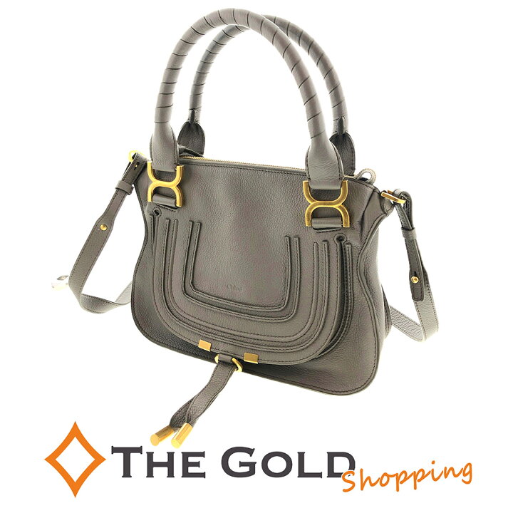 楽天市場】Chloe□ マーシー 2WAYバッグ グレージュ ベージュ レザー 