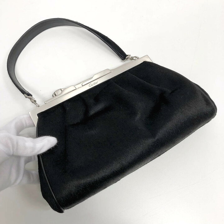 楽天市場】Cartier□ ミニ ハンドバッグ L1000697 パンテール ハラコ  