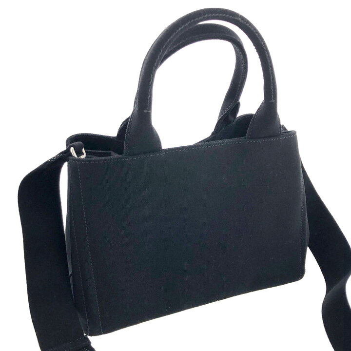 楽天市場】PRADA カナパ 2WAYトートバッグ 1BG439 ネロ キャンバス 